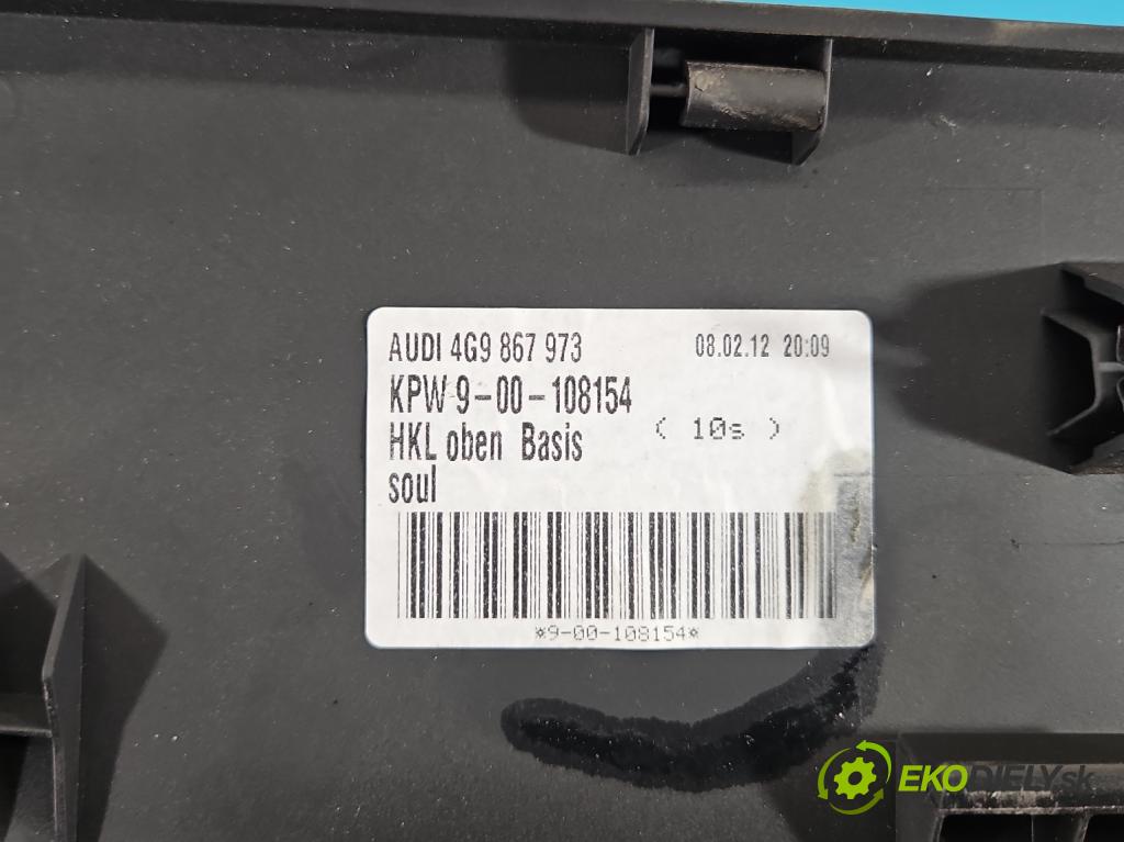 Audi A6 C7 2011-2018 3.0 TDI 204 HP automatic 150 kW 2967 cm3 5- Čalounictví: kufrové dvere 4G9867973