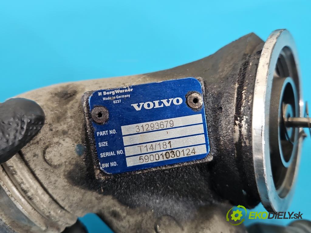 Volvo S60 II 2010-2018 2.0 D4 181KM automatic 133 kW 1969 cm3 4- rúrka systému chladenia 31293679