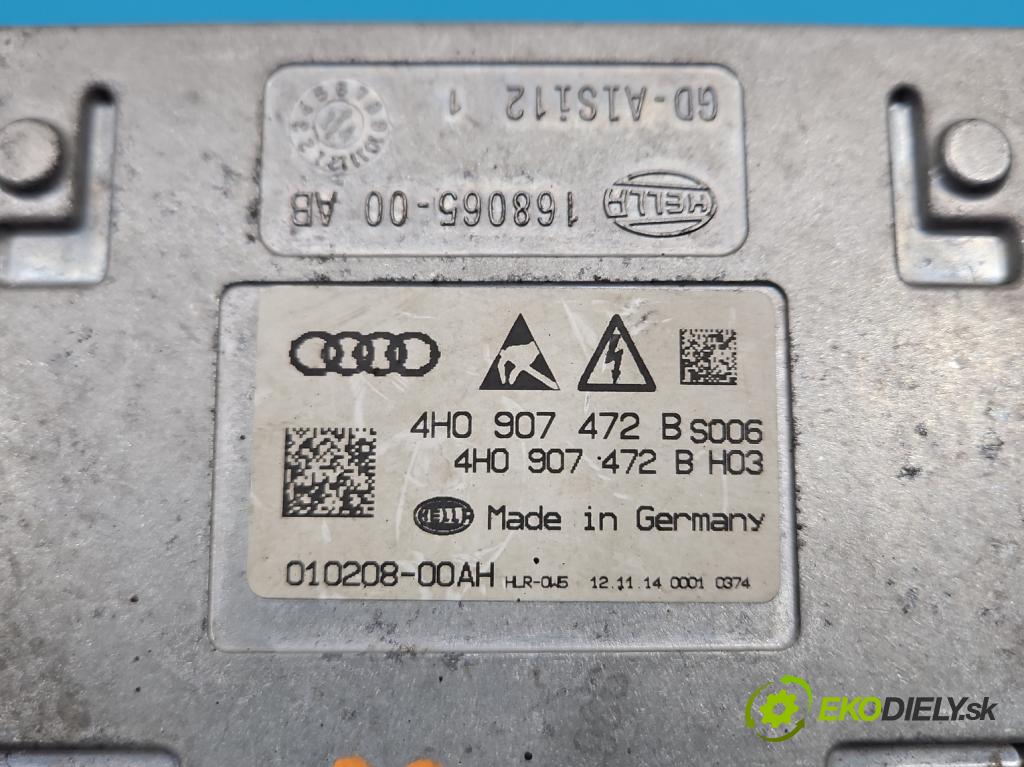 Audi A6 C7 2011-2018 3.0 TDI 204 HP automatic 150 kW 2967 cm3 5- střídač: xenon 4H0907472B (Riadiaca jednotka xenónu)