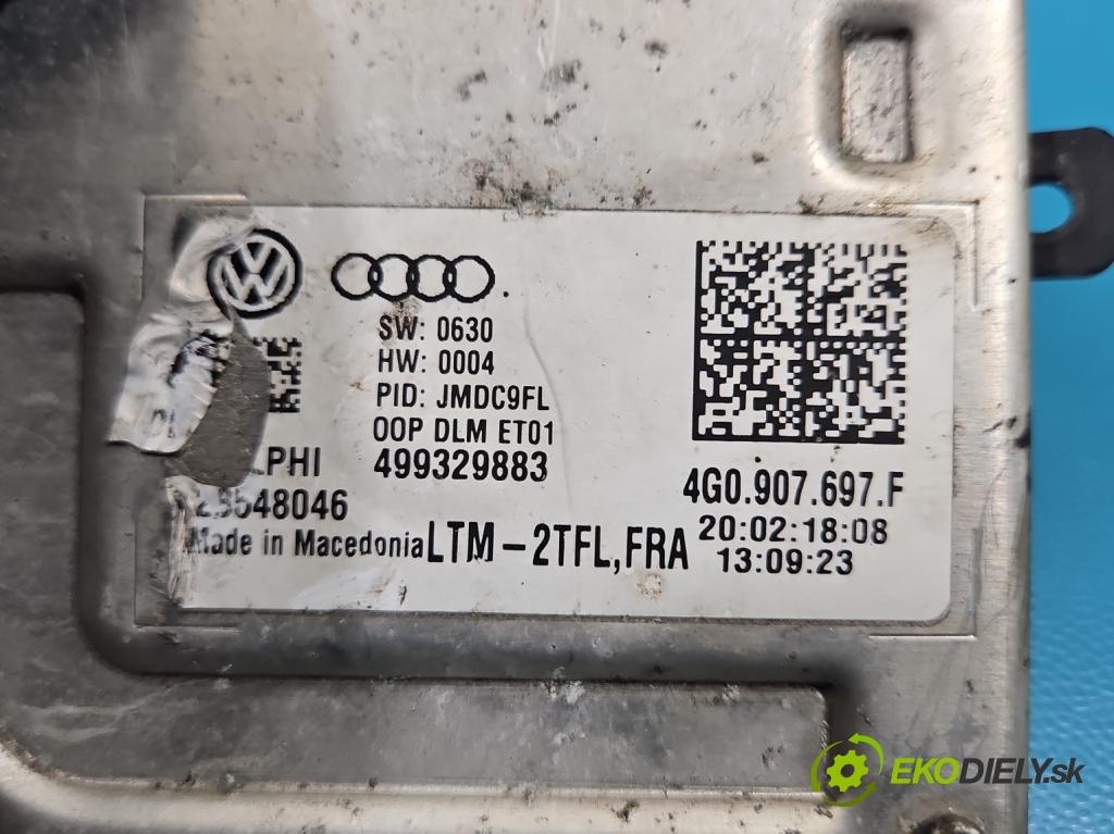 Audi A6 C7 2011-2018 3.0 TDI 204 HP automatic 150 kW 2967 cm3 5- střídač: xenon 4G0907697F (Riadiaca jednotka xenónu)