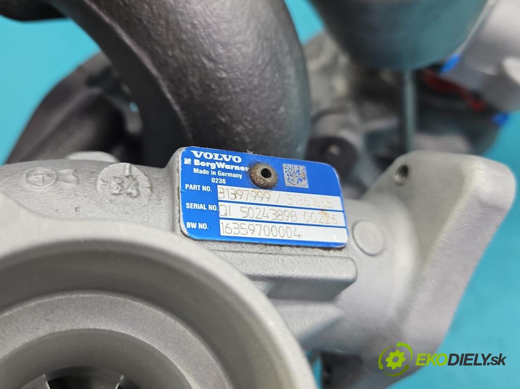 Volvo S60 II 2010-2018 2.0 D4 181KM automatic 133 kW 1969 cm3 4- Turbodmychadlo repasováno 16359700004