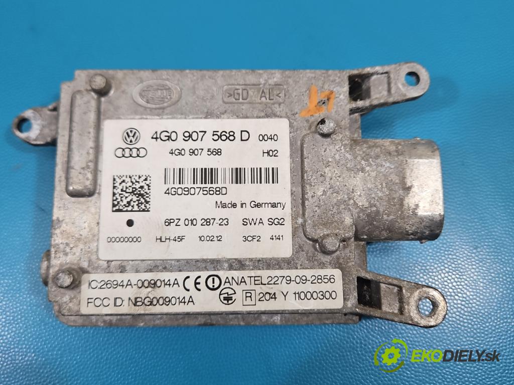 Audi A6 C7 2011-2018 3.0 TDI 204 hp automatic 150 kW 2967 cm3 5- řídící jednotka 4G0907568D