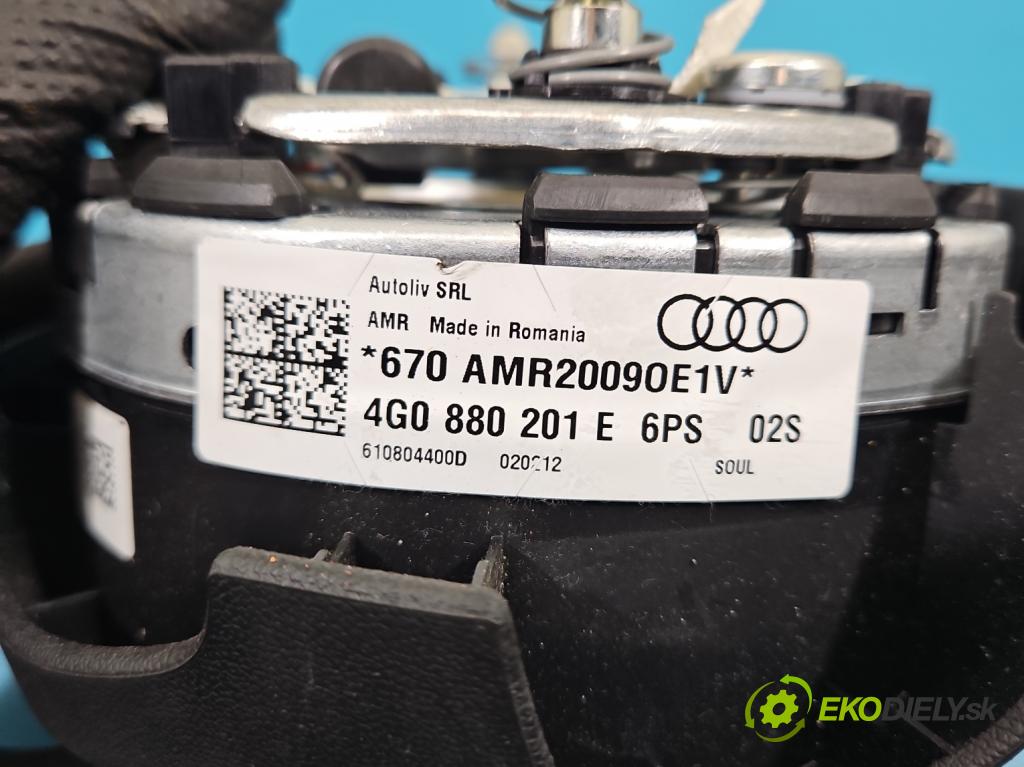 Audi A6 C7 2011-2018 3.0 TDI 204 HP automatic 150 kW 2967 cm3 5- airbag vzduch: Řidiči: 4G0880201E (Airbag)
