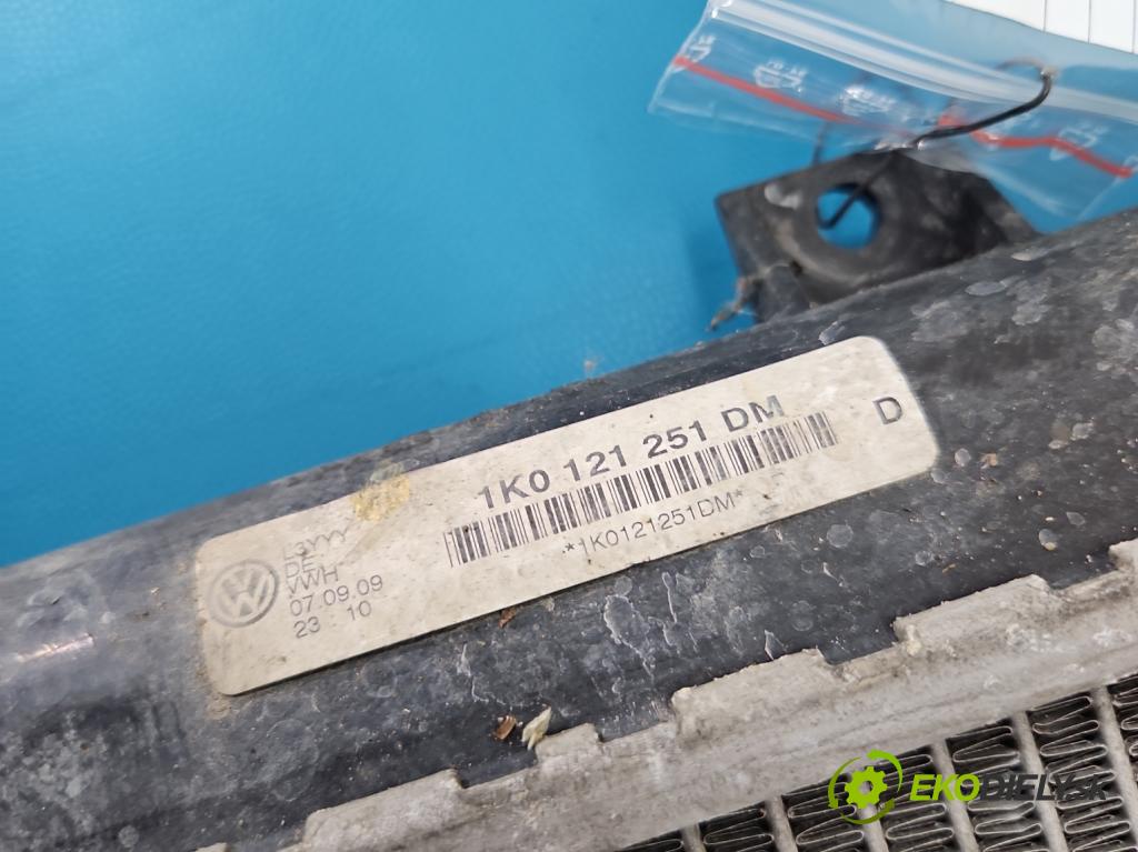 Skoda Superb II 2008-2015 2.0 TDI 170 HP automatic 125 kW 1968 cm3 5- chladič voda: 1K0121251DM (Chladič vody)