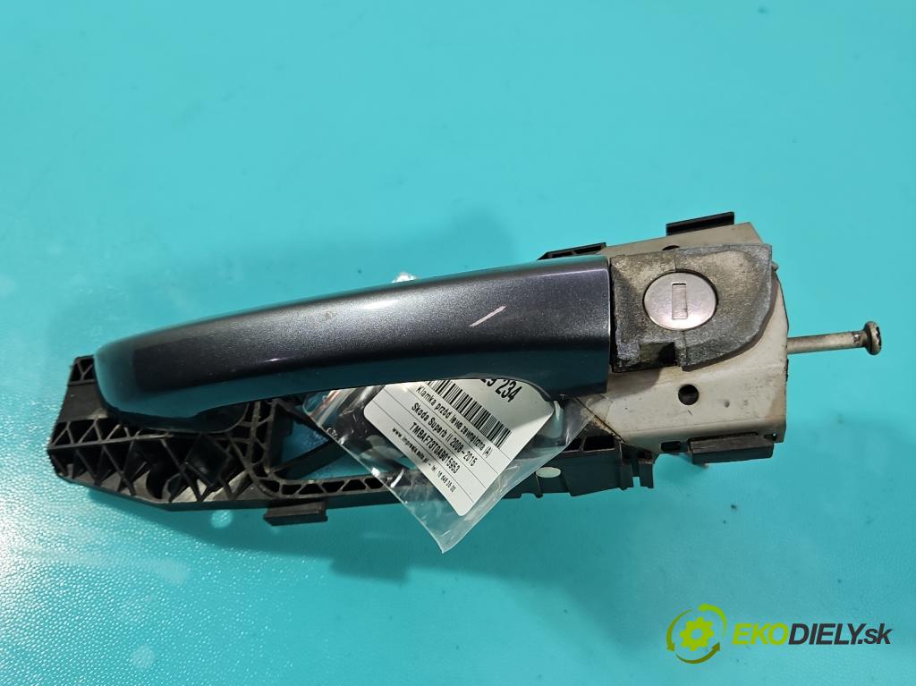 Skoda Superb II 2008-2015 2.0 TDI 170 HP automatic 125 kW 1968 cm3 5- rukoväť predné ľavé mimo:  (Kľučka dverí vonkajšia predná ľavá)