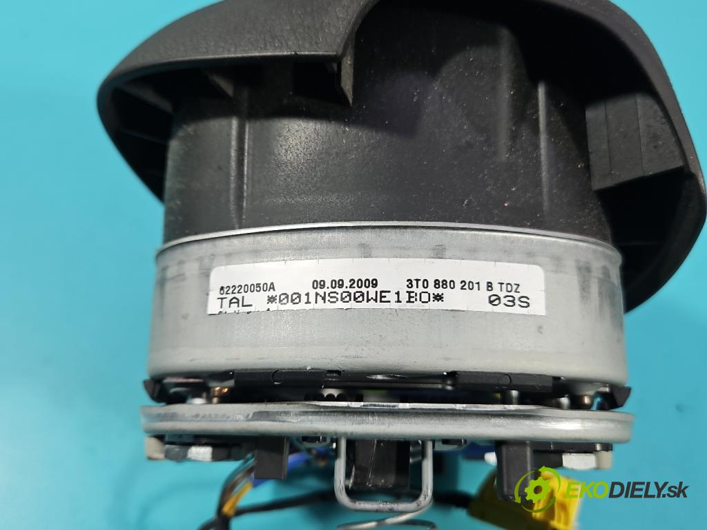 Skoda Superb II 2008-2015 2.0 TDI 170 HP automatic 125 kW 1968 cm3 5- airbag vzduch: Řidiči: 3T0880201B (Airbag)