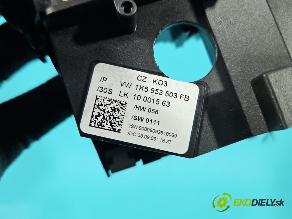 Skoda Superb II 2008-2015 2.0 TDI 170 HP automatic 125 kW 1968 cm3 5- prepínač komplex: 1K0953513G (Prepínacie páčky pod volantom)