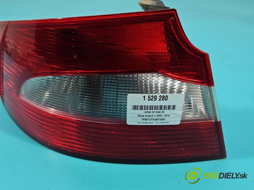 Skoda Superb II 2008-2015 2.0 TDI 170 HP automatic 125 kW 1968 cm3 5- svetlo / reflektor zadné ľavé 3T5945095 (Kľučka dverí ostatné)
