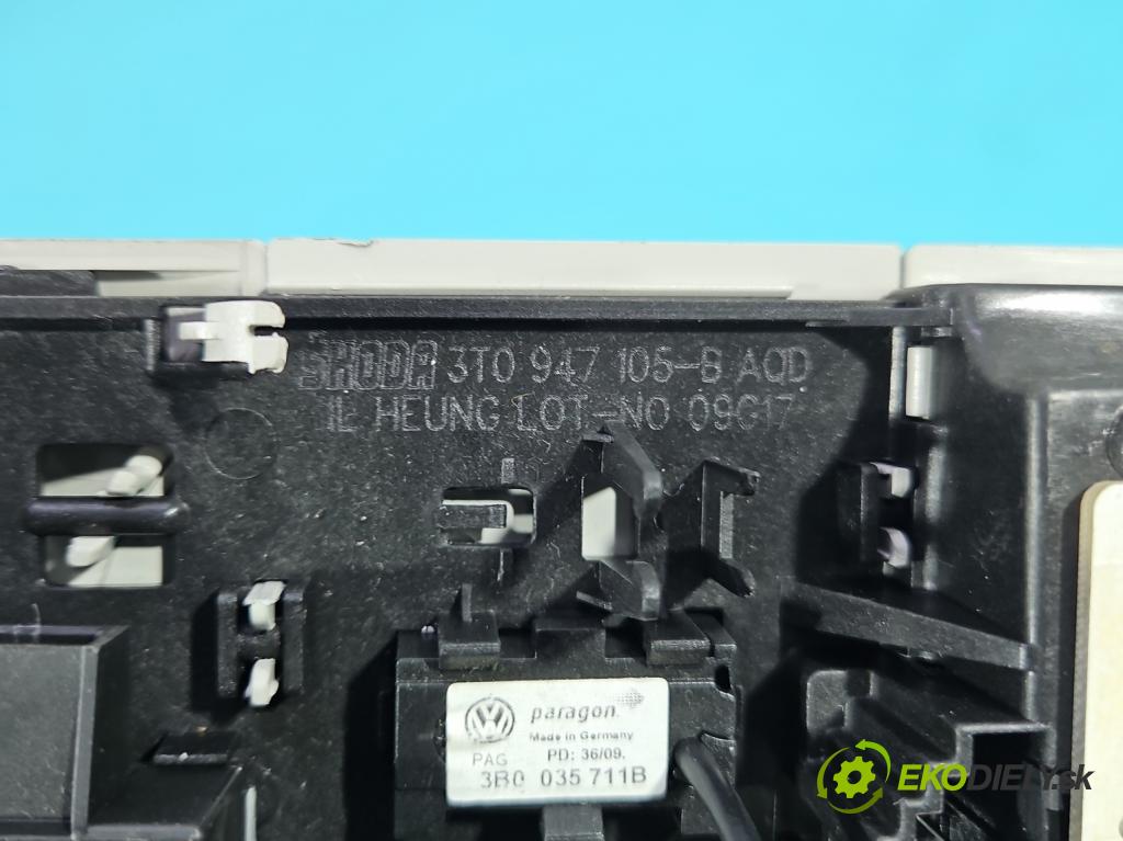 Skoda Superb II 2008-2015 2.0 TDI 170 hp automatic 125 kW 1968 cm3 5- světlo interiéru 3T0947105B