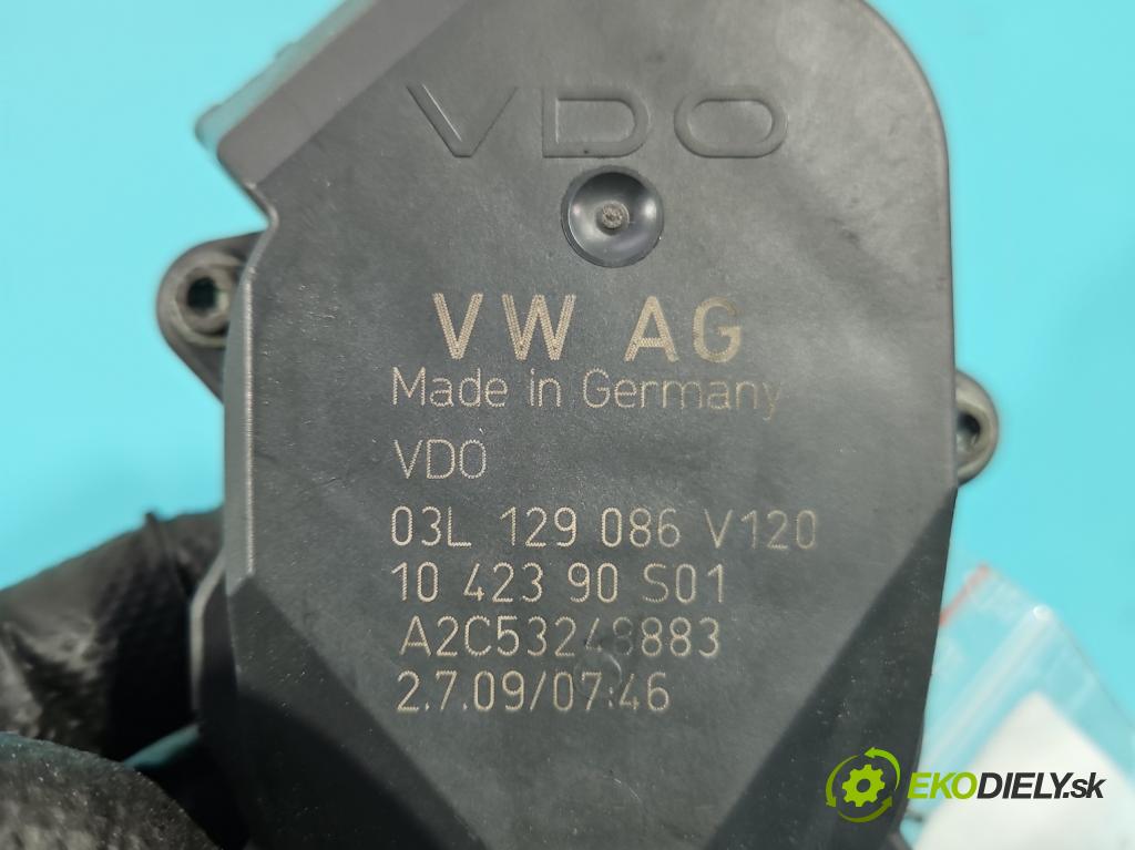 Skoda Superb II 2008-2015 2.0 TDI 170 HP automatic 125 kW 1968 cm3 5- Ovladač: klapky: kolektor 03L129086 (Motorček ostatné)