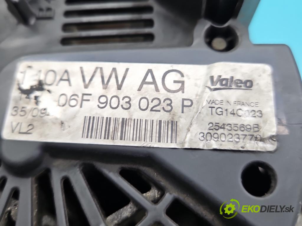 Skoda Superb II 2008-2015 2.0 TDI 170 HP automatic 125 kW 1968 cm3 5- Alternator 06F903023P (Alternátor)