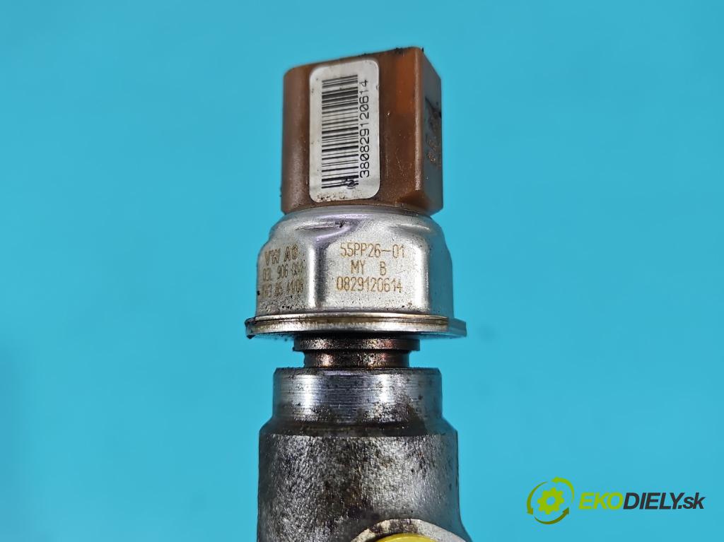 Skoda Superb II 2008-2015 2.0 TDI 170 HP automatic 125 kW 1968 cm3 5- lišta vstrekovacia 03L130089 (Vstrekovacia lišta)