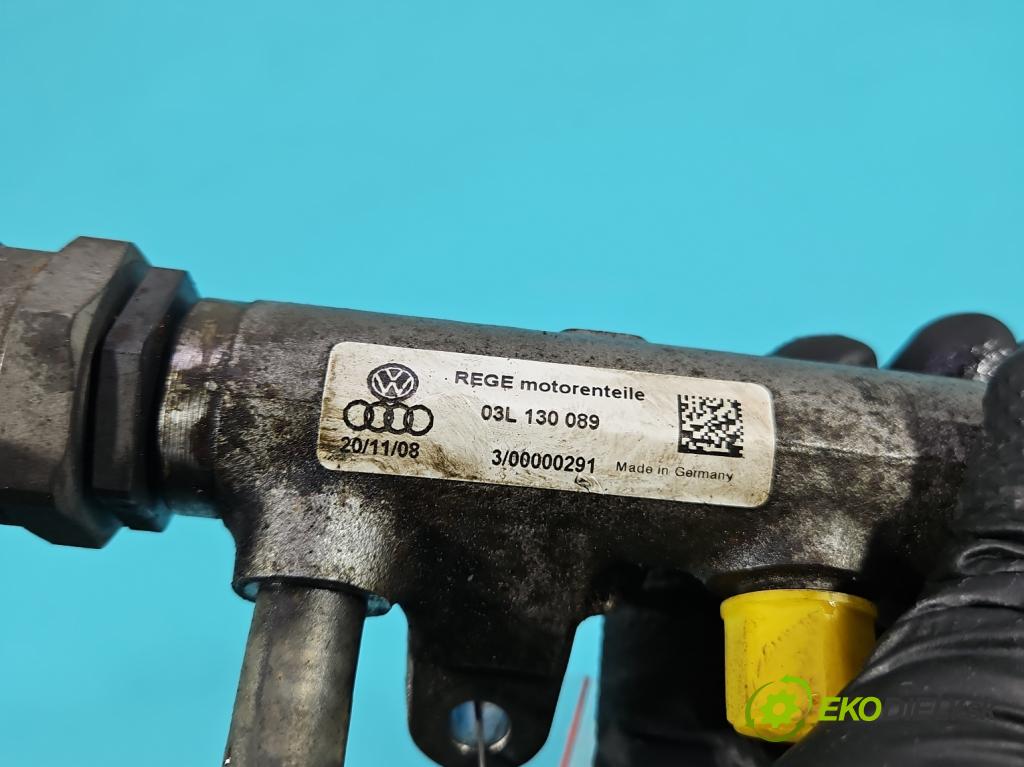Skoda Superb II 2008-2015 2.0 TDI 170 HP automatic 125 kW 1968 cm3 5- lišta vstrekovacia 03L130089 (Vstrekovacia lišta)
