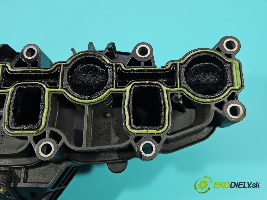 Skoda Superb II 2008-2015 2.0 TDI 170 HP automatic 125 kW 1968 cm3 5- zvod nasávací 03L129711AG (Sacie potrubie)