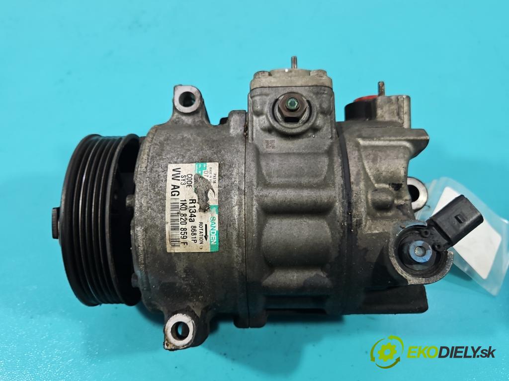 Skoda Superb II 2008-2015 2.0 TDI 170 HP automatic 125 kW 1968 cm3 5- Kompresor: klimatizácie 1K0820859F (Kompresor klimatizácie)