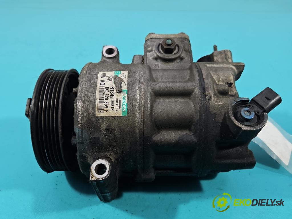 Skoda Superb II 2008-2015 2.0 TDI 170 HP automatic 125 kW 1968 cm3 5- Kompresor: klimatizácie 1K0820859F (Kompresor klimatizácie)