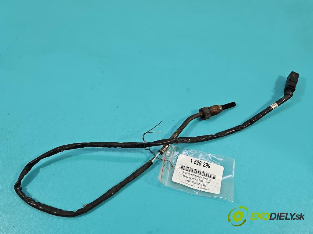 Skoda Superb II 2008-2015 2.0 TDI 170 HP automatic 125 kW 1968 cm3 5- snímač teploty: výfukové 03L906088BS (Snímač)