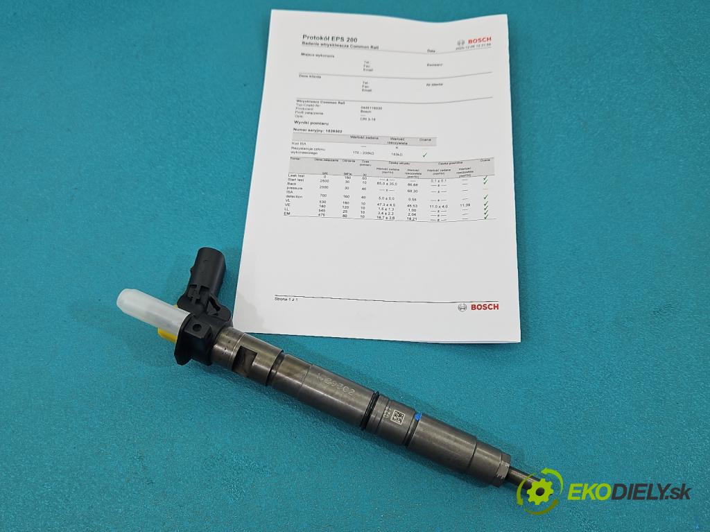 Skoda Superb II 2008-2015 2.0 TDI 170 HP automatic 125 kW 1968 cm3 5- vstrek 0445116030 (Vstrekovač paliva)