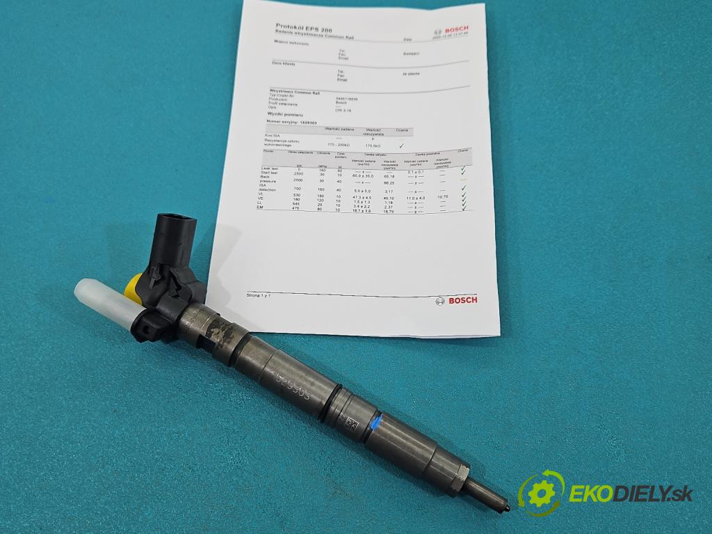 Skoda Superb II 2008-2015 2.0 TDI 170 HP automatic 125 kW 1968 cm3 5- vstrek 0445116030 (Vstrekovač paliva)