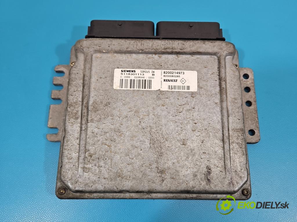 Renault Scenic I 1996-2003 1.6 16V 107 HP manual 79 kW 1598 cm3 5- riadiaca jednotka motora S118301113B