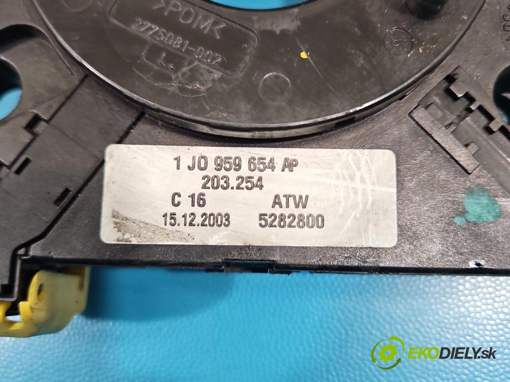 Vw Passat B5 1995-2005 1.9 TDI 131 HP manual 96 kW 1896 cm3 5- Páska: airbag 1J0959654AP (Airbag)