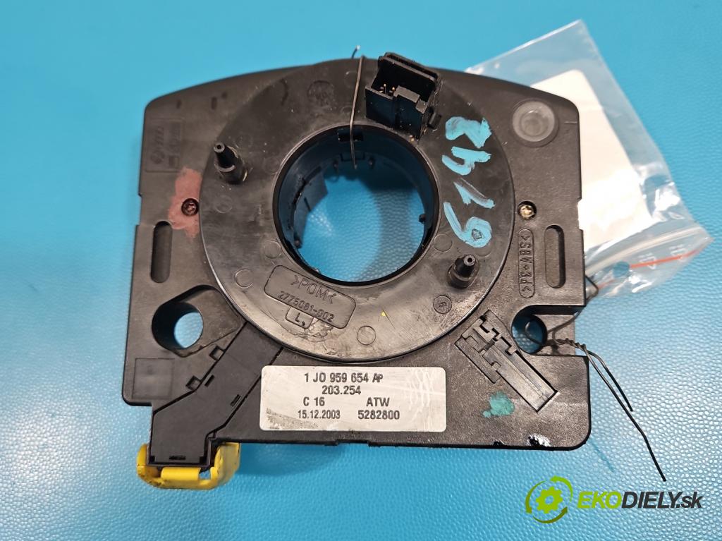 Vw Passat B5 1995-2005 1.9 TDI 131 HP manual 96 kW 1896 cm3 5- Páska: airbag 1J0959654AP (Airbag)