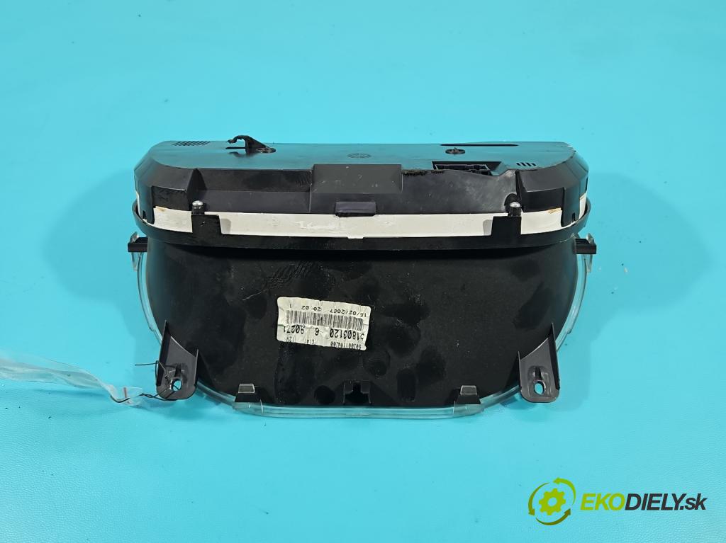 Fiat Punto Grande 1.4 8v 77 HP manual 57 kW 1368 cm3 5- prístrojovka/ budíky 51803120 (Prístrojová doska)