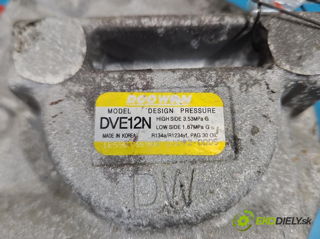 Kia Rio IV 2016-2023 1.2 16V 84KM manual 61.8 kW 1197 cm3 5- Kompresor: klíma 1E59E-36900 (Kompresor klimatizace)