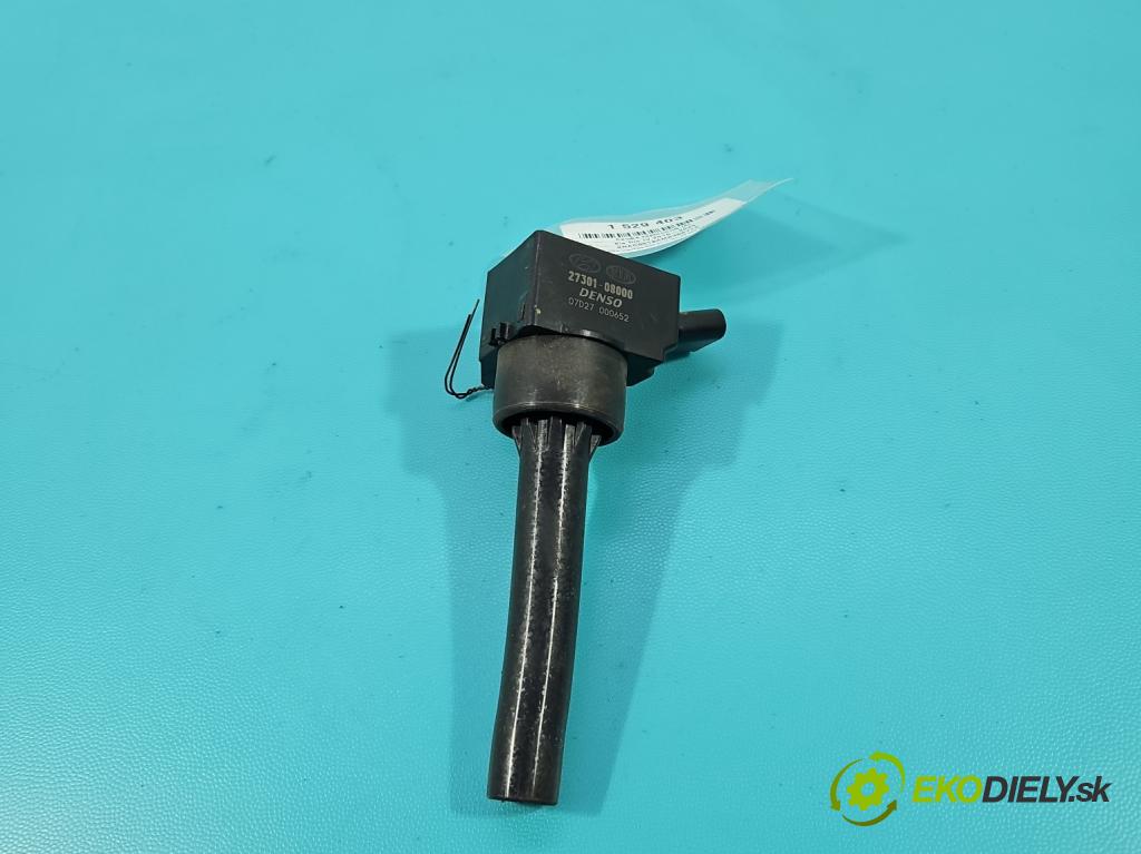 Kia Rio IV 2016-2023 1.2 16V 84KM manual 61.8 kW 1197 cm3 5- cievka zapaľovacia 27301-08000 (Zapaľovacia cievka)