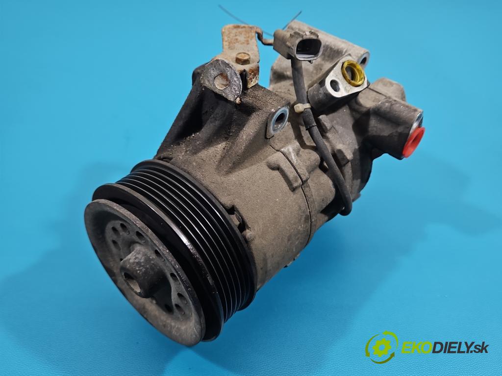 Toyota Yaris II 2005-2011 1.0 vvti 69KM manual 51 kW 998 cm3 3- Kompresor: klíma 447220-9739 (Kompresor klimatizace)
