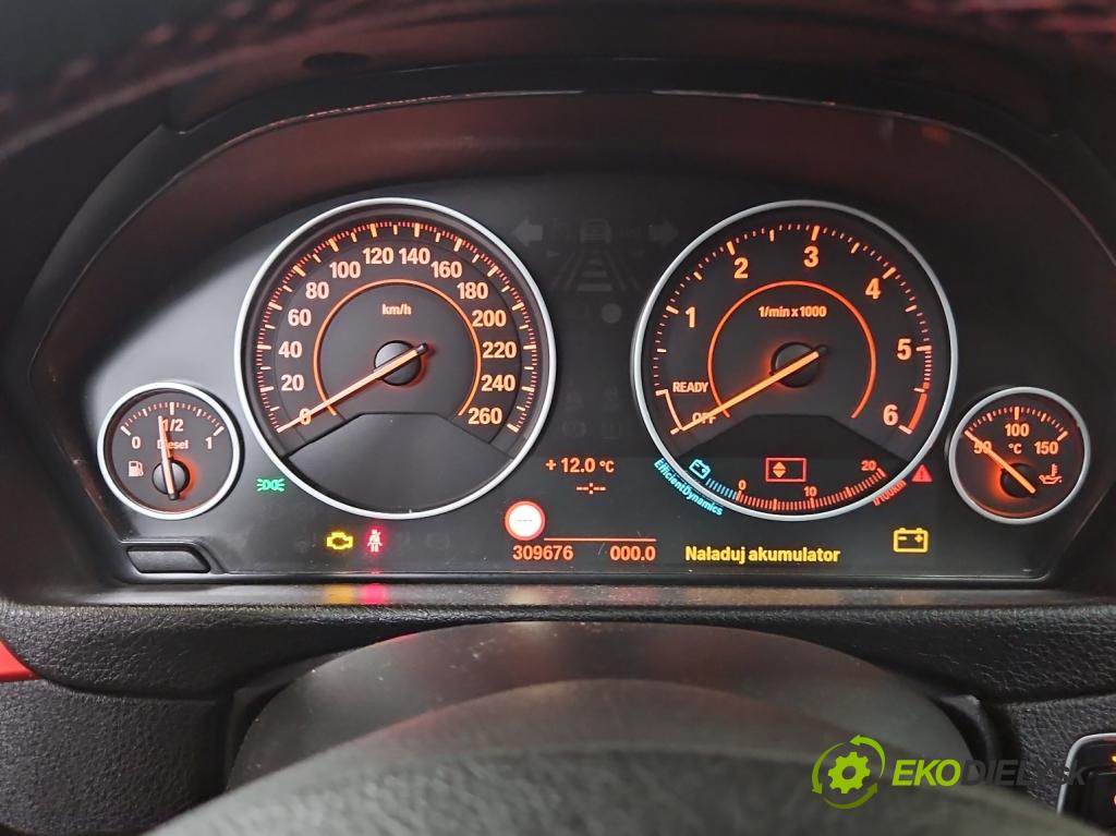 Bmw 3 F30 2011-2018 2.0d 184hp manual 135 kW 1995 cm3 5- prístrojovka/ budíky 9232895 (Prístrojová doska)