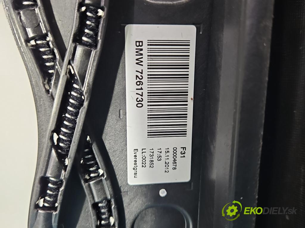 Bmw 3 F30 2011-2018 2.0d 184 hp manual 135 kW 1995 cm3 5- Střešní okno: 7261730 (Sklo karoserie)