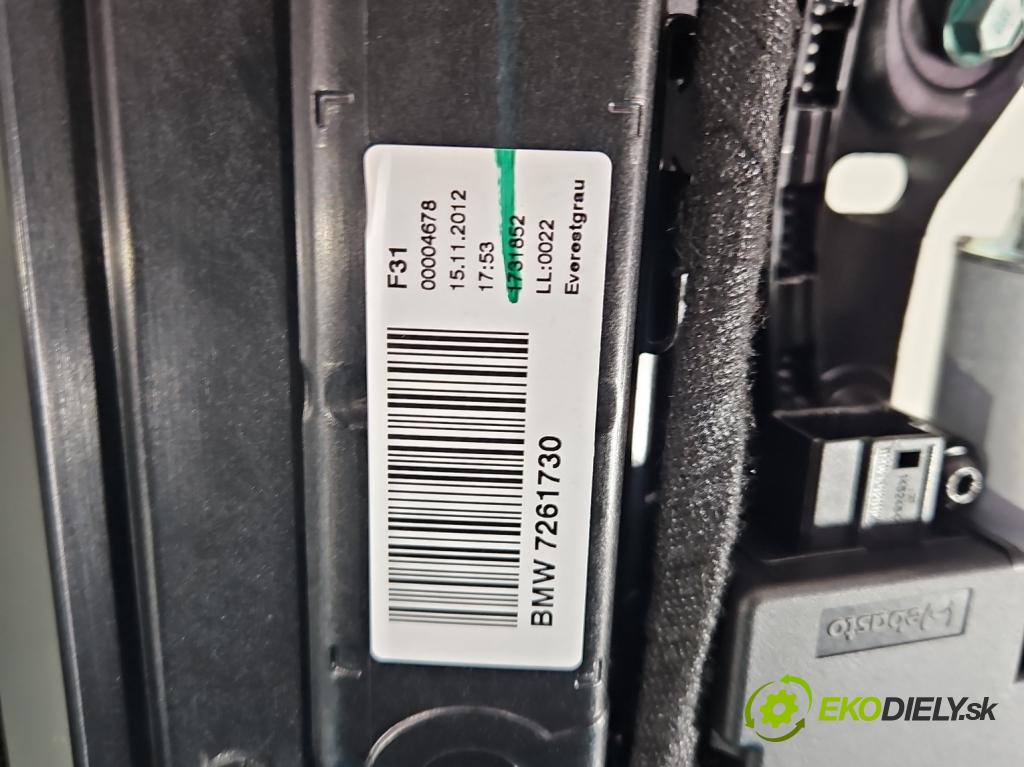 Bmw 3 F30 2011-2018 2.0d 184 hp manual 135 kW 1995 cm3 5- Střešní okno: 7261730 (Sklo karoserie)