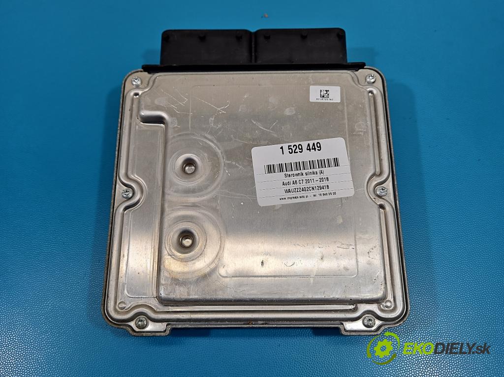 Audi A6 C7 2011-2018 3.0 TDI 204 HP automatic 150 kW 2967 cm3 5- riadiaca jednotka motora 4G0907401