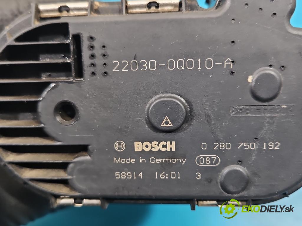 Toyota Yaris II 2005-2011 1.0 vvti 69KM manual 51 kW 998 cm3 3- klapka 22030-0Q010 (Škrtiaca klapka)