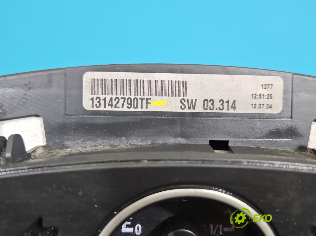 Opel Astra III 2004-2014 1.7 cdti 101 HP manual 74 kW 1686 cm3 5- prístrojovka/ budíky 13142790TF (Prístrojová doska)