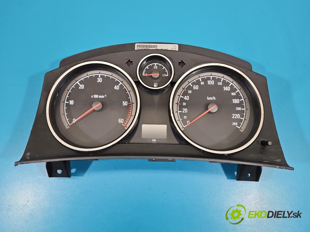 Opel Astra III 2004-2014 1.7 cdti 101 HP manual 74 kW 1686 cm3 5- prístrojovka/ budíky 13142790TF (Prístrojová doska)