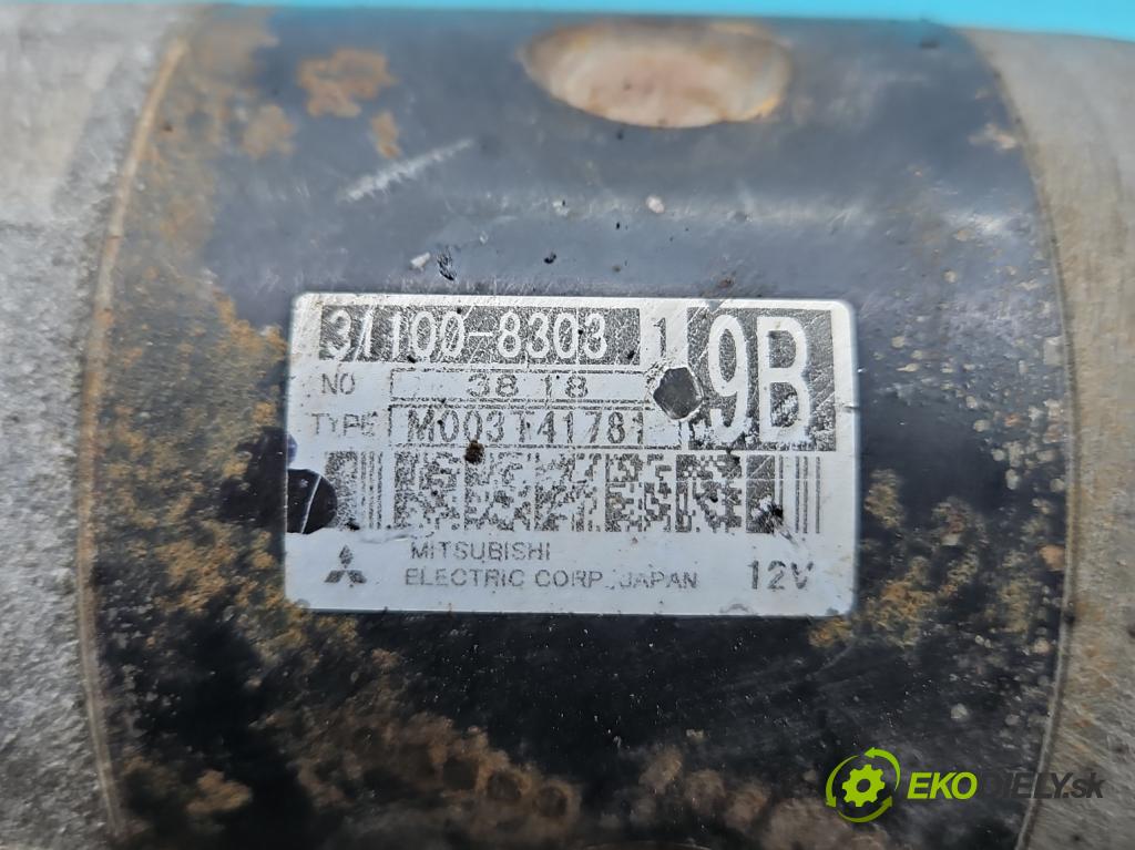 Suzuki JIMNY III 1998-2018 1.3 16V VVT 80 hp manual 59 kW 1298 cm3 3- startér: 31100-8303 (Startér)