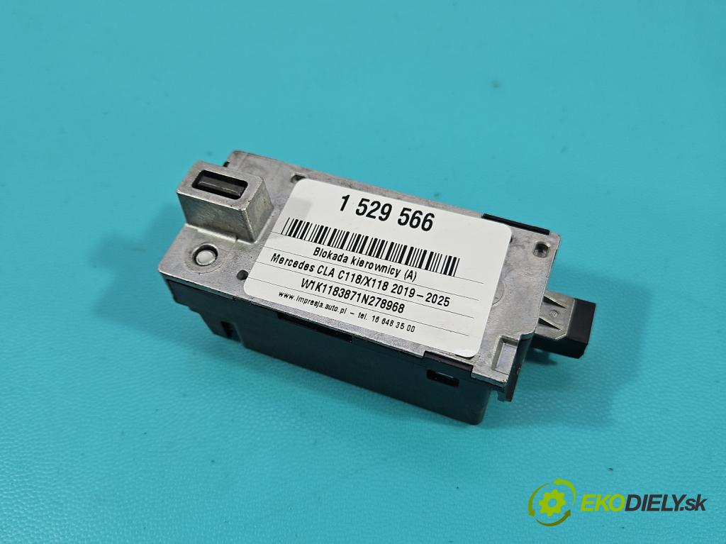 Mercedes CLA C118/X118 2019-2025 1.3b: 163 HP automatic 120 kW 1300 cm3 4- Blokáda: řízení: A0999009401 (Riadenie ostatné)