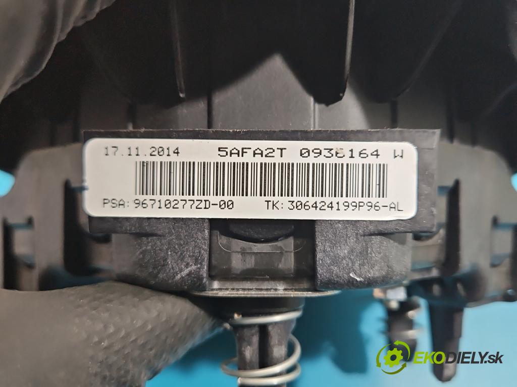 Citroen C3 II 2009-2016 1.2 Pure Tech: 82 HP manual 60 kW 1199 cm3 5- airbag vzduch: Řidiči: 96710277ZD (Airbag)