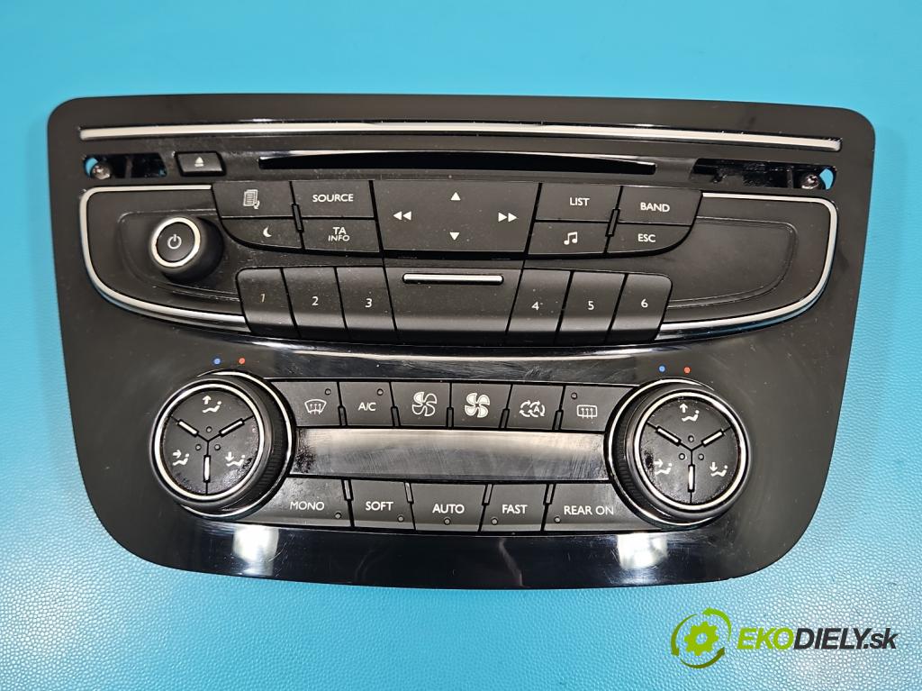 Peugeot 508 I 2010-2018 2.0 HDI 163 HP manual 120 kW 1997 cm3 5- panel kúrenia 96656644XZ