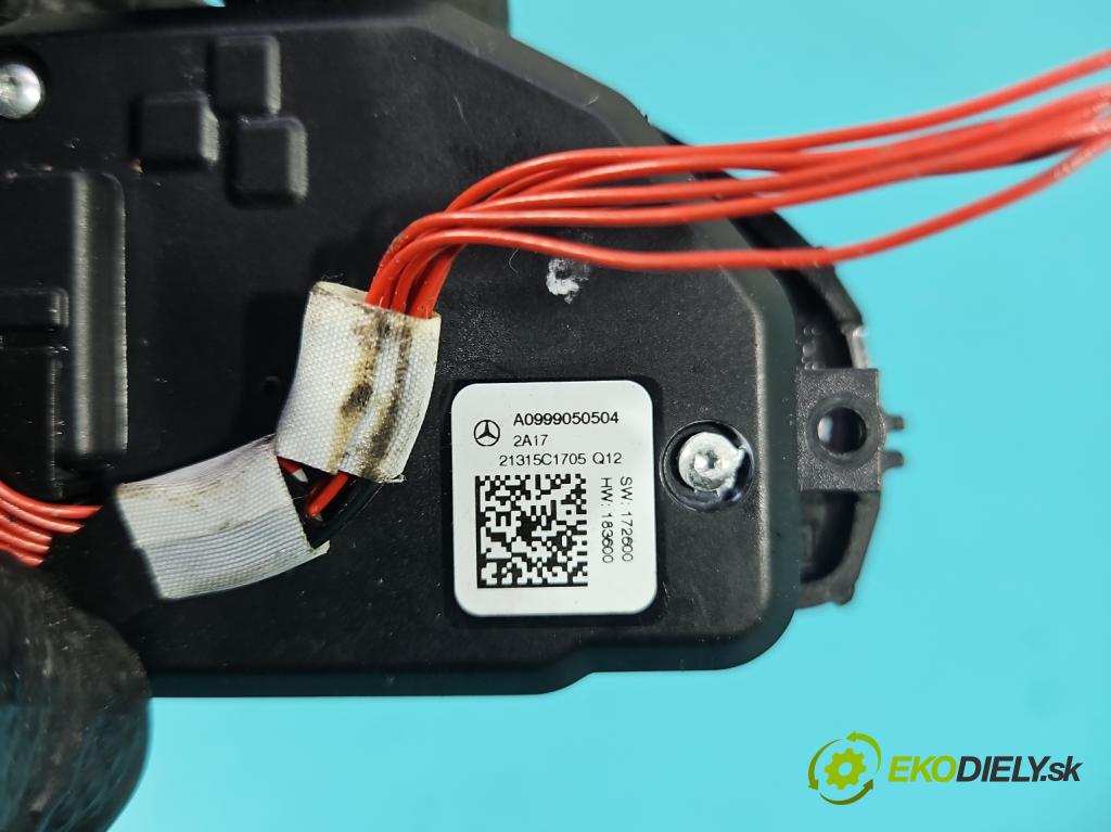 Mercedes CLA C118/X118 2019-2025 1.3b: 163 HP automatic 120 kW 1300 cm3 4- prepínač multifunkční: řízení: A0999050504 (Prepínacie páčky pod volantom)