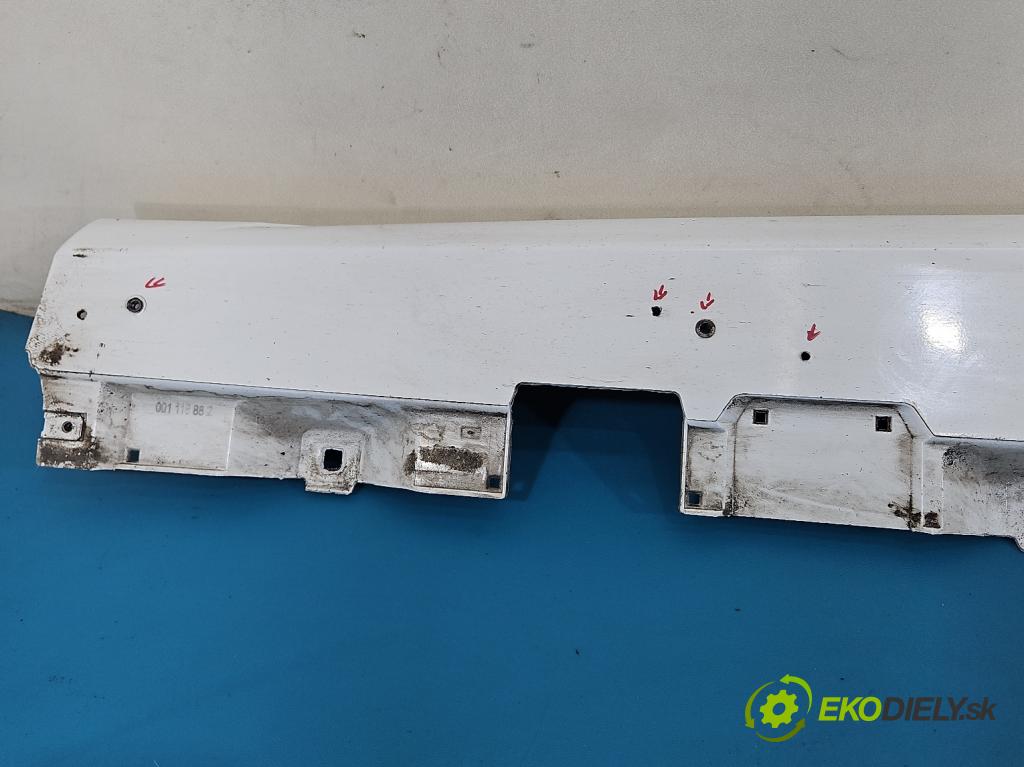 Mercedes CLA C118/X118 2019-2025 1.3b: 163 HP automatic 120 kW 1300 cm3 4- lišta práh: pravé A1186909200 (Lišta prahová)