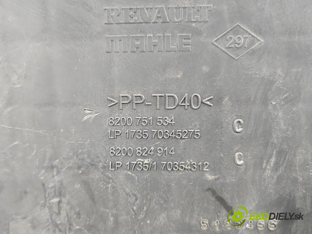 Renault Master III 2010-2024 2.3 dci 163 HP manual 120 kW 2299 cm3 5- obal filtra vzduchu 8200751534 (Obal vzduchového filtra)