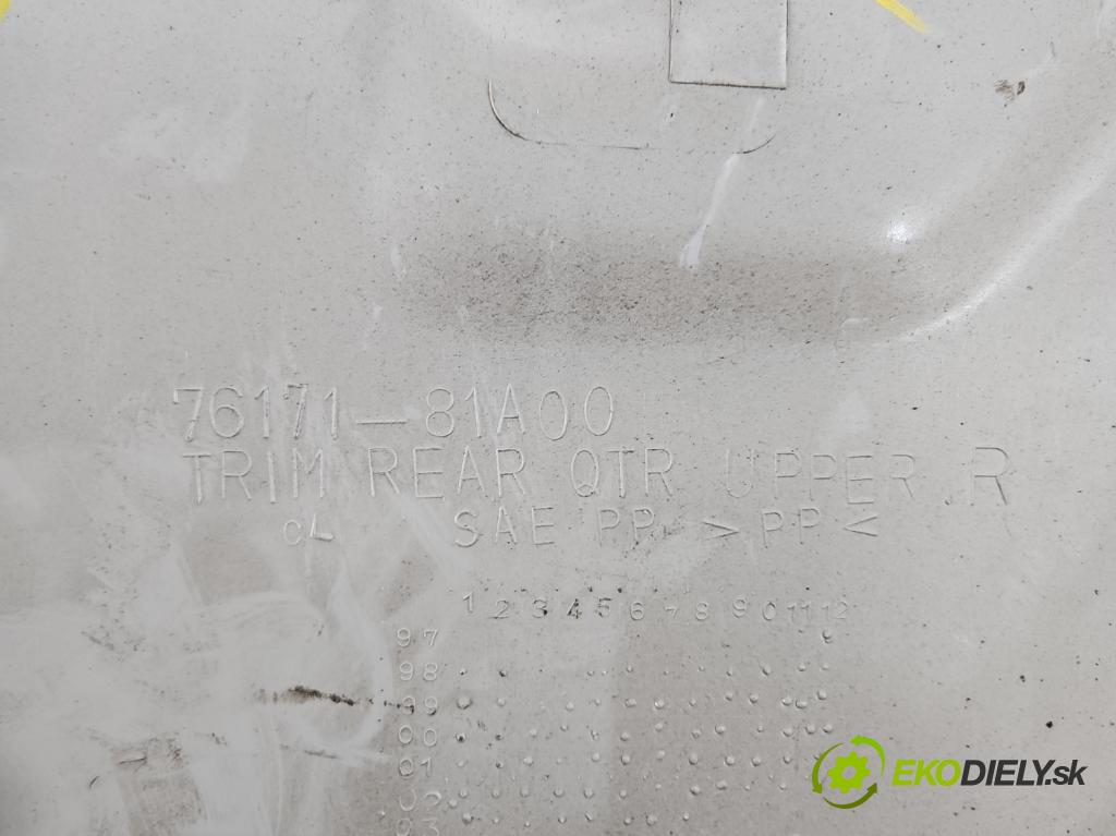 Suzuki JIMNY III 1998-2018 1.3 16V VVT 80 hp manual 59 kW 1298 cm3 3- kryt plastová 76171-81A00