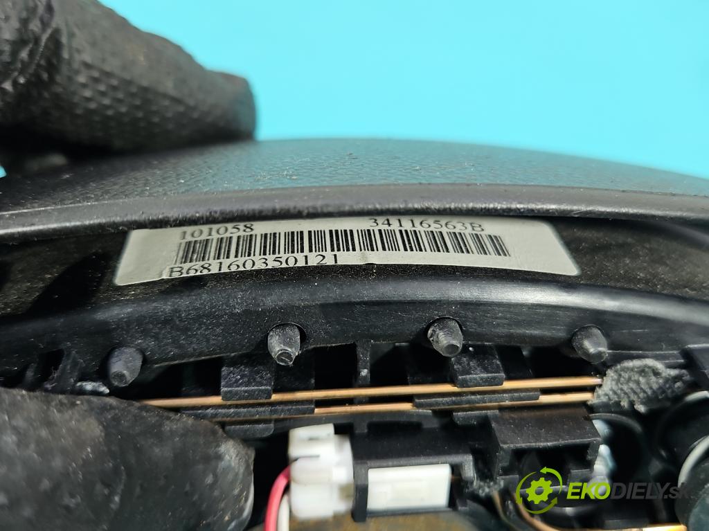 Renault Master III 2010-2024 2.3 dci 163 HP manual 120 kW 2299 cm3 5- airbag vzduch: Řidiči: 34116561D (Airbag)