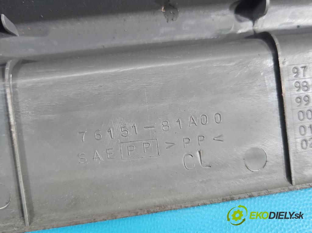 Suzuki JIMNY III 1998-2018 1.3 16V VVT 80 hp manual 59 kW 1298 cm3 3- kryt plastová 76151-81A00