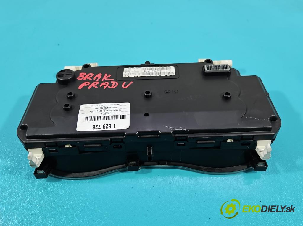 Renault Master III 2010-2024 2.3 dci 163 HP manual 120 kW 2299 cm3 5- prístrojovka/ budíky P248105652R (Prístrojová doska)