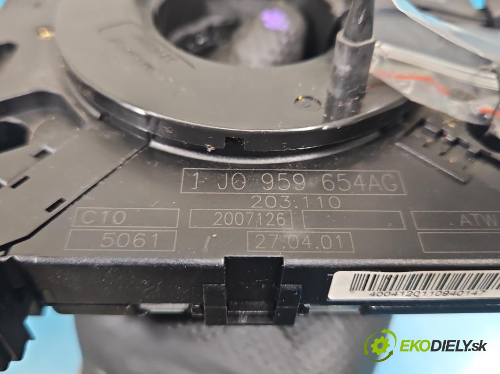 Audi A3 8L 1996-2003 1.8 T 150 HP automatic 110 kW 1781 cm3 3- Páska: airbag 1J0959654AG (Airbag)