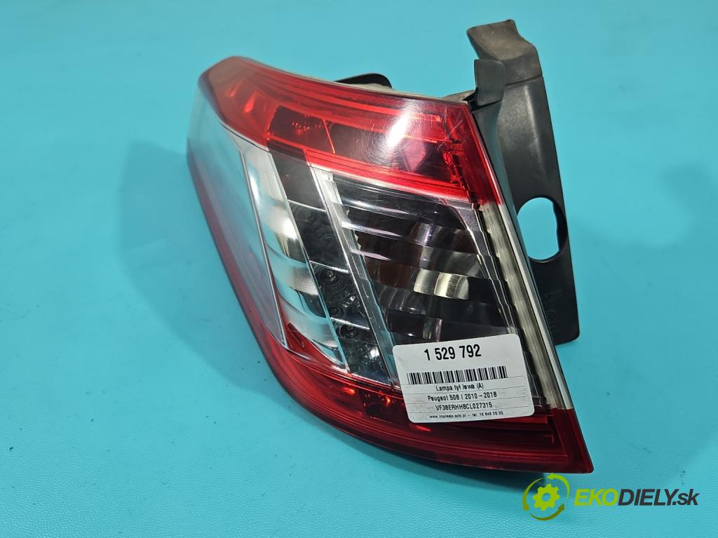 Peugeot 508 I 2010-2018 2.0 HDI 163 HP manual 120 kW 1997 cm3 5- svetlo / reflektor zadné ľavé 9686779580 (Kľučka dverí ostatné)